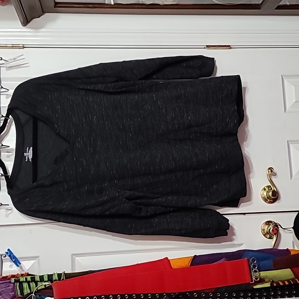 Long Sleeve Heathered Top